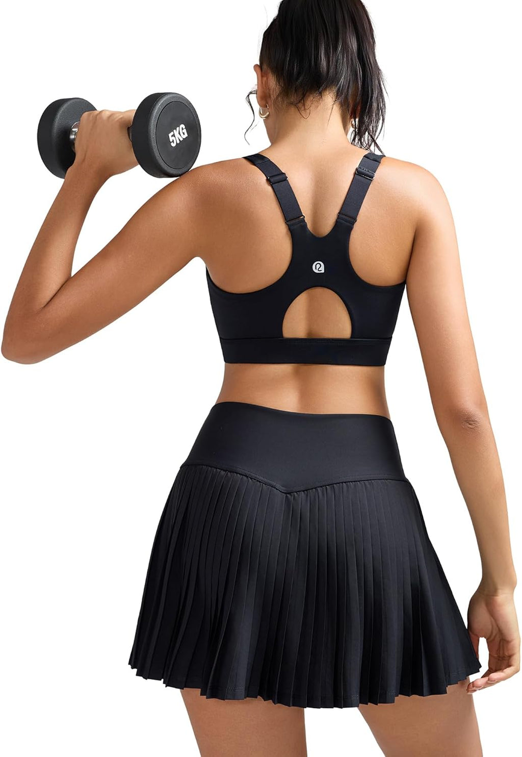 RUNNING GIRL Sports Bra - High Impact Support with Adjustable Straps & Sewn-In Pads | Women's Activewear