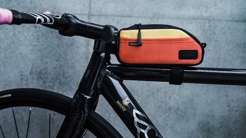 ULAC NOMADPAK: TREKKING Top Tube Bag (Orange-Yellow, 0.9L)