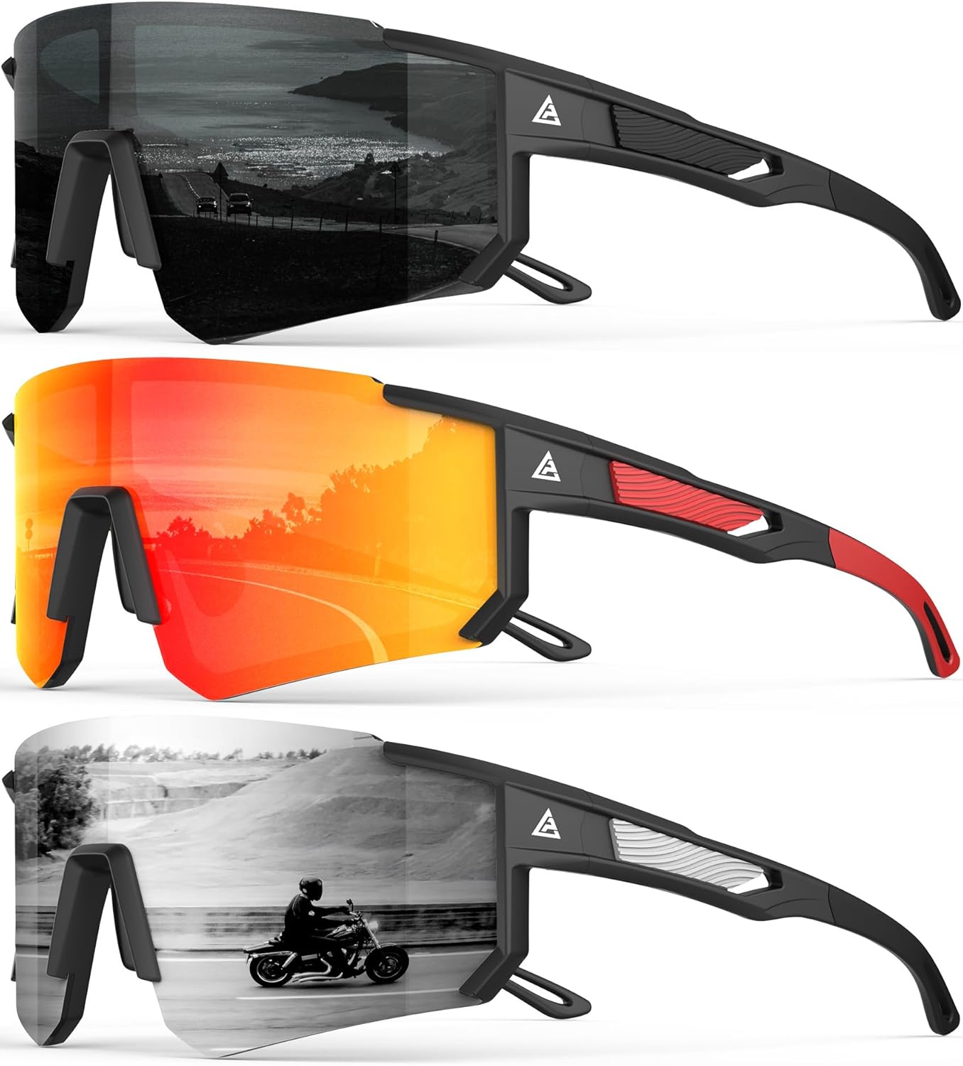 Skiennix Polarized Sports Sunglasses - UV400 Protection for Men & Women | Ideal for Cycling & Running