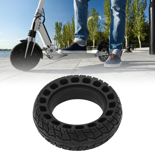 200 x 60 Electric Scooter Tire, Front or Rear Replacement Rubber Honeycomb Scooter Tire for Different Roads