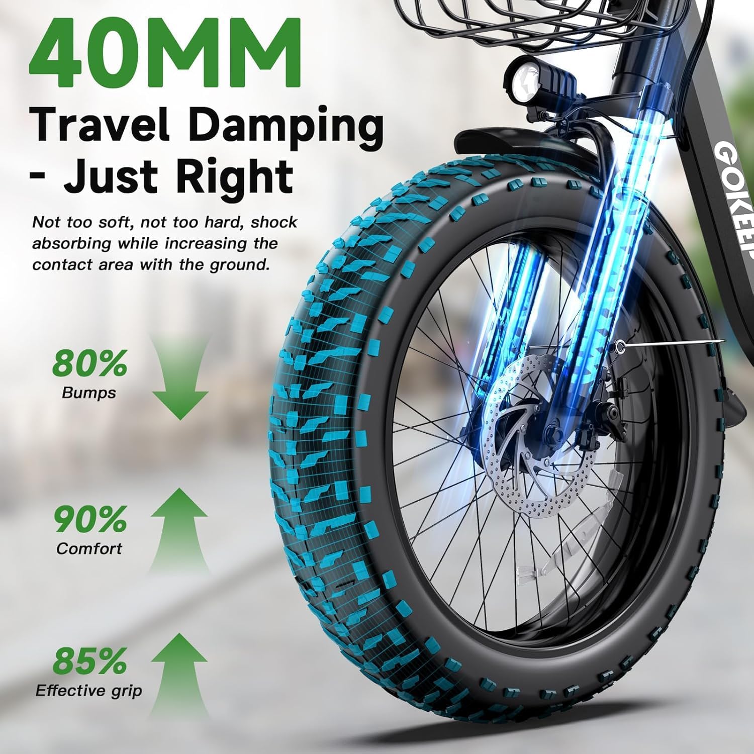 1800W Electric Bike - 52V/18.2AH Removable Battery | 86 Miles Range, Foldable Fat Tire, 7-Speed, UL2849 Certified, Max 330LBS