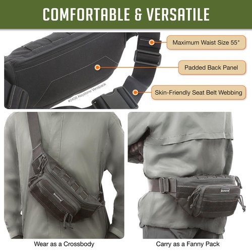 Maxexpedition - Keystone Versipack (Black) (0456B)