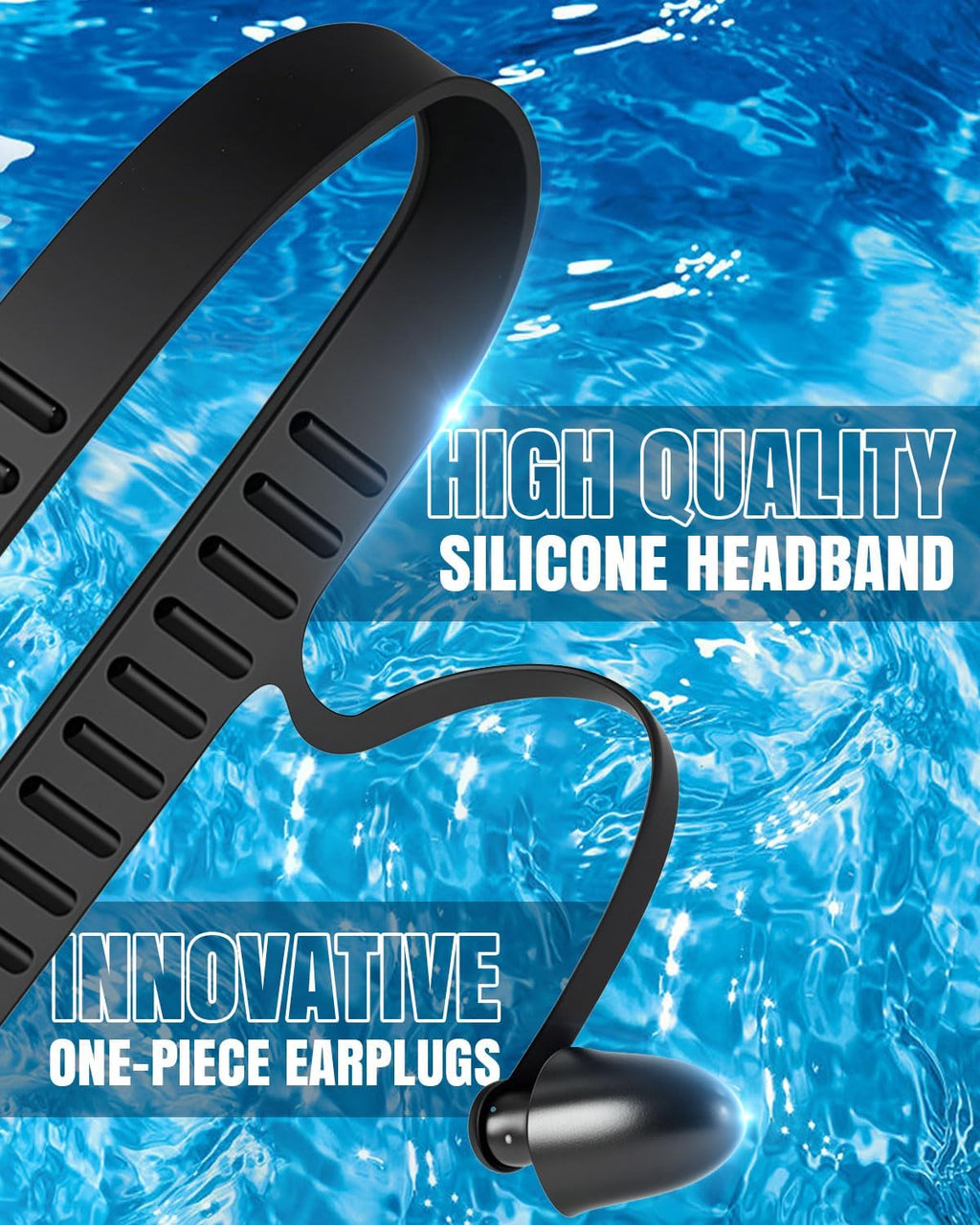 Rantizon Swim Goggles - Wide View Anti-Fog & UV Protection | Leak-Proof Design for Adults & Kids