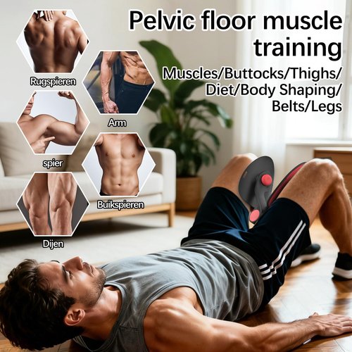 48 LB Pelvic Floor Exercise Devices, Inner Thigh Kegel Exerciser, Kegel Trainer for Postpartum Rehabilitation, Exerciser of Thigh at Home, Hip Under Desk Exercise Men Women with Band