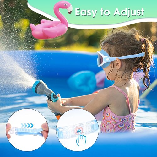 EverSport Kids Swimming Goggles - Anti-Fog Swim Goggles for Ages 3-15 | 2 Pack