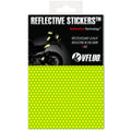 VFLUO - Reflective Sticker Sheet for Bike, Motorcycle, Scooter, Helmets, Stroller/Multi-use - DIY Adhesive board - FLUO REFLECTIVE - High Visibility - Discreet - Optimised adhesion