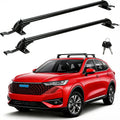Universal Car Roof Rack, 42.91in-44.88in Adjustable Roof Rack Cross Bars for Canoe, Kayak, Bike, and Luggage –165lbs Load Capacity, Roof Rails with Theft Lock for Bare Roof Cars