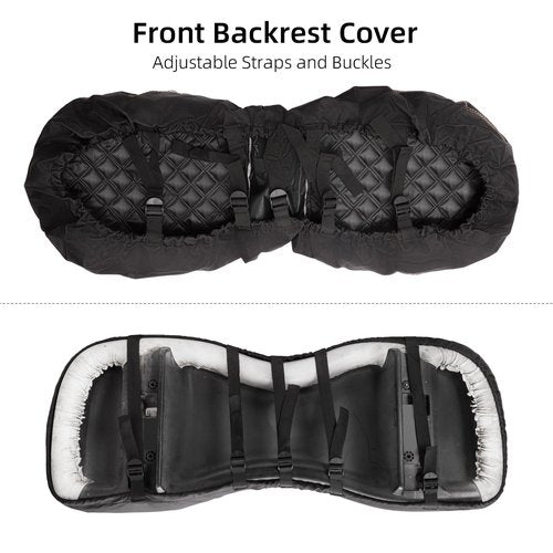 Roykaw 1680D Oxford Cloth Golf Cart Seat Cover Compatible with Yamaha G29/Drive2 Front Seat, G29 Bottom and Seat Back Cover, Anti-Scratch, Easy Installation