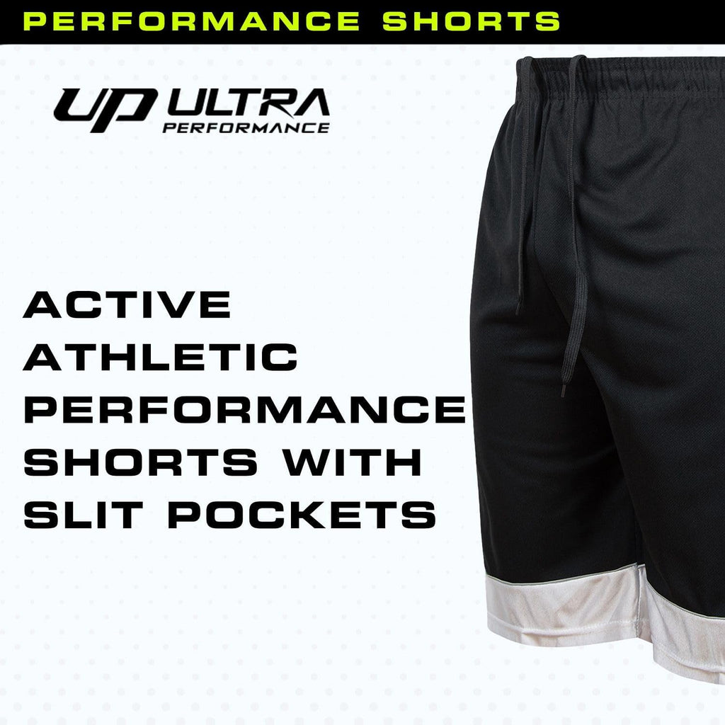 Skiennix Men's Athletic Gym Shorts - Ultra Performance 5-Pack for Workout & Basketball | Sizes S-5X