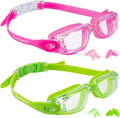 EverSport Kids Swim Goggles - Anti-Fog & UV Protection | Pack of 2 for Ages 4-16