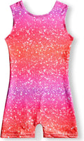 Skiennix Gymnastics Leotards for Girls | Stylish Biketard Unitard with Shorts | Sizes 2T-8T