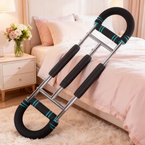 NUJFITNESS Twister Arm Trainer Adjustable 9-Level (20-270lbs) Forearm & Chest Workout Equipment, Power Twister Bar Chest Expander for Arm, Shoulder & Upper Body Home Gym Strength Training