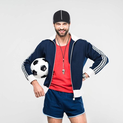 BBTO Referee Costume | Hat, Whistle & Penalty Flag Set for Men & Women - Perfect for Football Games