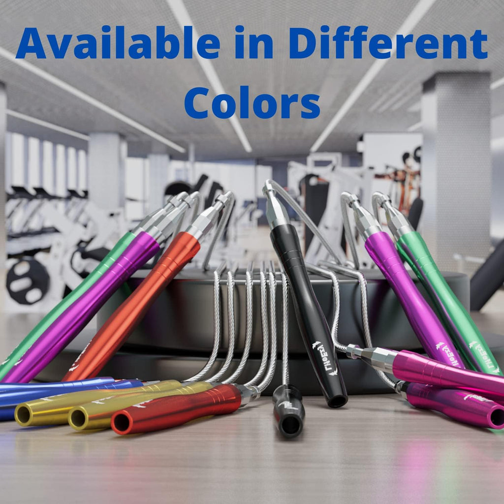 Skiennix High-Speed Weighted Jump Rope - Premium Tangle-Free Design for Fitness & CrossFit