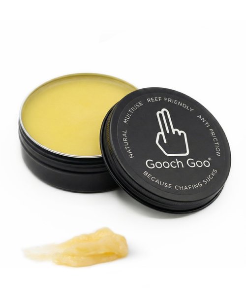 Gooch Goo Anti Chafing Balm Tin - 3.17oz Sweat & Water Resistant Anti Chafe Balm for Sports, & Workout - Ultra Low Friction Chub Rub, Gooch, Feet, Armpits - Skin Protection for Athletes