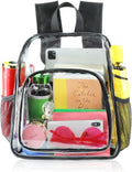 Mildbeer Clear Backpack - Stadium Approved 12x12x6 | Ideal for Women, Festivals & Sports Events