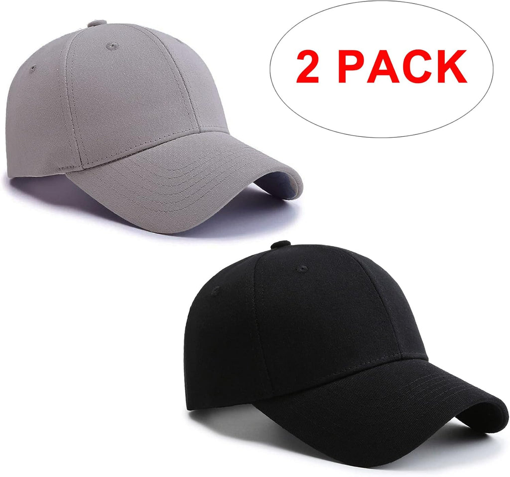 PFFY Baseball Cap - Stylish Golf Dad Hat for Men & Women | 2 Pack Set