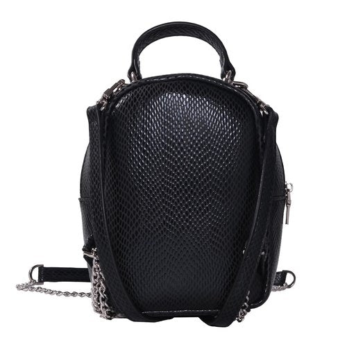 YOXIER Cute and lightweight backpack, mini, versatile, practical front pocket, built-in storage bag - premium backpack, (black)