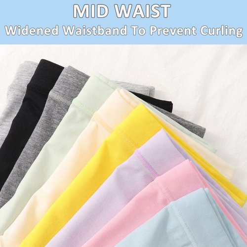 ABTRAV Teen Girls Knickers Cotton Soft Boyshorts Kids Underwear Boxer Briefs Safety Panties for Dress Age 4-14