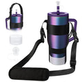 EasyAcc Water Bottle Holder Strap Sling, for Owala FreeSip 24 32 40 oz, Hydro Flask, Cirkul, Yeti, Stanley Flip, Universal Water Bottles, with Carabiner, for Walking Curise Travel (Bottle Excluded)
