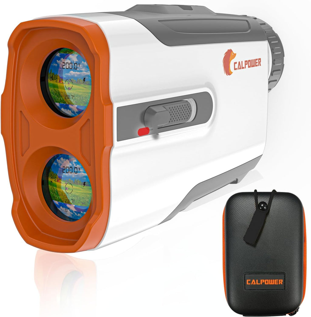 Skiennix Golf Rangefinder - 7X Magnification, 1200 Yards, Waterproof with Magnet & Vibration Alerts
