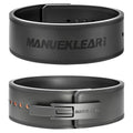 MANUEKLEAR 10mm Thick & 4inch Wide Weight Lifting Belt Lever, Lever Belt Weightlifting for Men and Women, Powerlifting Lever Gym Belt for Squat Deadlift Workout (Black, M(29-35inches))