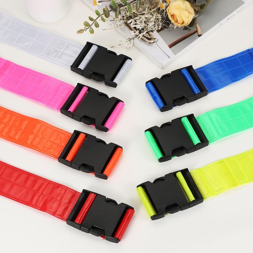 PATIKIL Reflective Belt, 2 Pcs High Visibility Running Belt Grow PT Belt Adjustable Safety Gear for Men Women Walking Cycling Motorcycling, Yellow