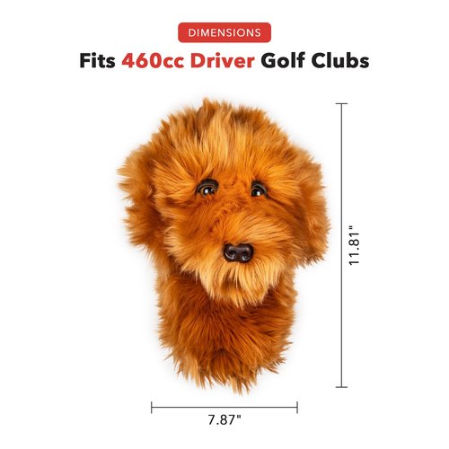 Daphne's Headcovers Doodle Driver Headcover | Premium Headcovers | Funny Golf Club Covers | Stylish Protection for Your Clubs | Men's Golf Gear | Headcover for Men and Women