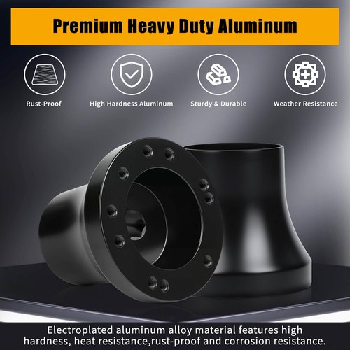 Club Car Steering Wheel Adapter Hub for Club Car Precedent/Tempo/Onward Golf Carts with 5-6 Holes Golf Cart Steering Wheel