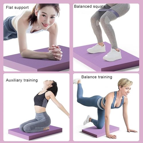 Extra Large Foam Balance Pad by [Brand Name] - Non-Slip Yoga & Strength Training Mat | Ideal for Physical Therapy