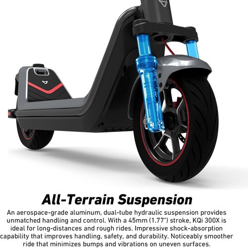 NIU Electric Scooter - Powerful E-Scooter with Suspension, 600-1000W, 18-37.3 Miles Range | Top Speed 17.4-23.6MPH