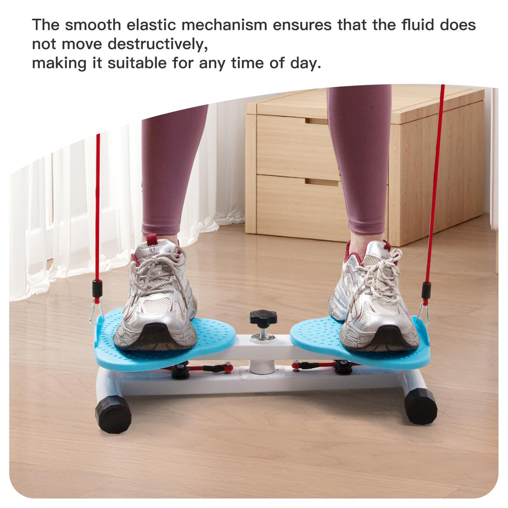 Waist Twisting Machine Pilates Twister Ab Twister Board with 300 lbs Capacity, Noiseless Home Gym Equipment for Core Exercise Slim Waist Belly Fat Workout for Women (Blue)