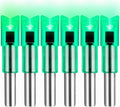 6 PCS Crossbow Lighted Nock with ON/Off Switch for .300/7.62mm Inside Diameter Led Nocks Arrow nocks for Archery Hunting