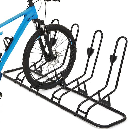 Bike Rack Stand - Safeguard Your Disc Brakes & Derailleurs | Fits 12"-29" Tires, Waterproof Design for 4 Bikes