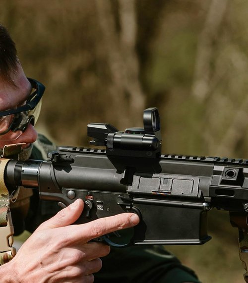 Feyachi Reflex Sight - 4 Reticle Red & Green Dot Optics with Laser Sight for Picatinny Rails