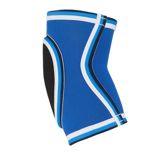 Rehband Protection Elbow Pads Children Volleyball, 1 Piece or 1 Pair, Elbow Pads 3mm Neoprene, Elbow Protector for Indoor Sports, Colour:Blue, Size:Large