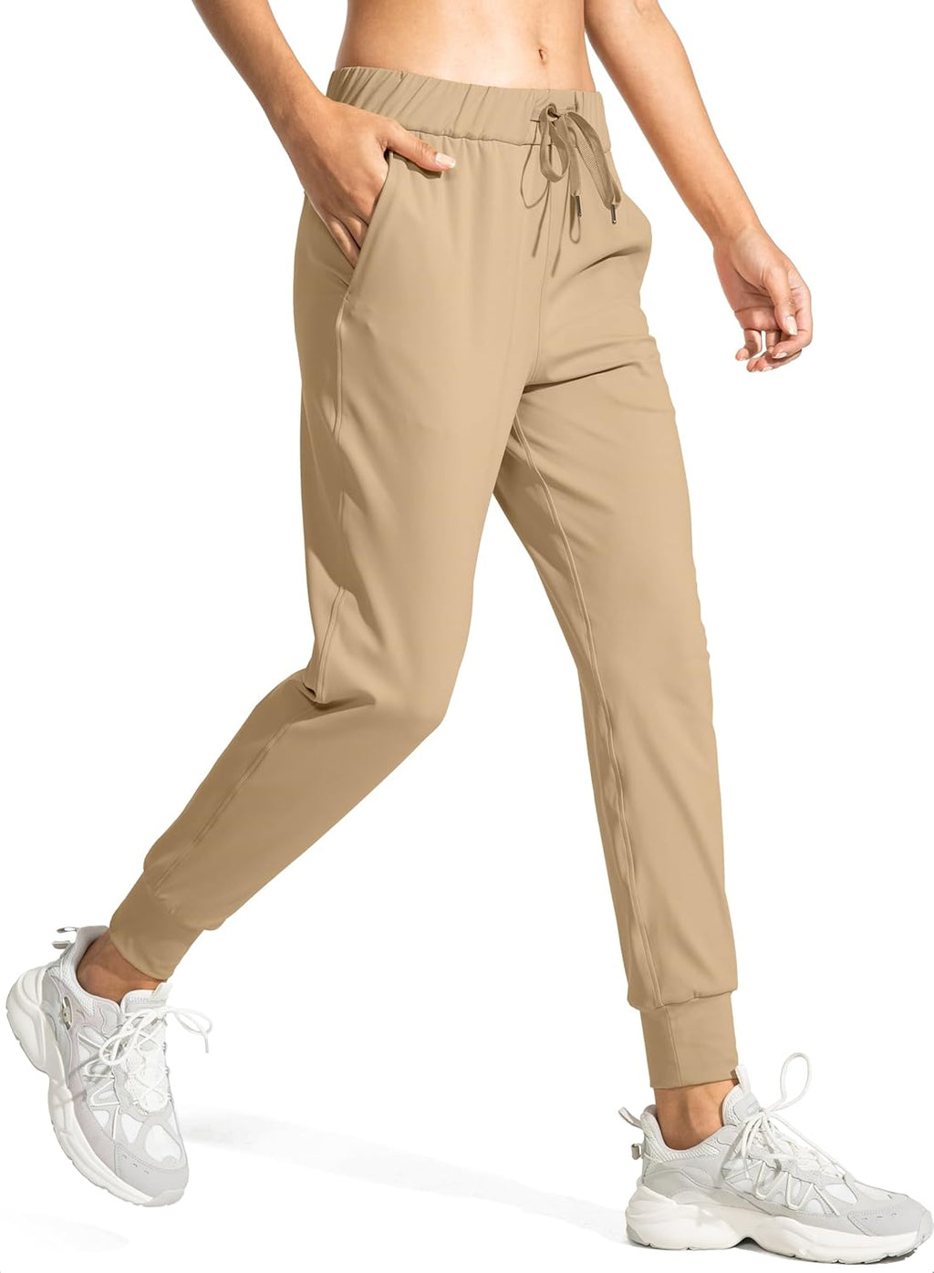 SANTINY Women's Joggers - Comfortable Drawstring Sweatpants with Pockets | Ideal for Lounge & Running
