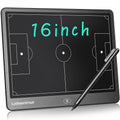 16 Inch LCD Soccer Coaching Board - Electronic Tactics Whiteboard with 9" x 12" Variation