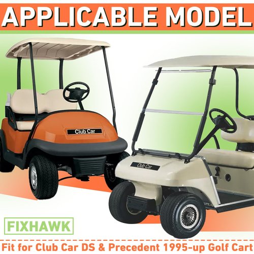 FIXHAWK Club Car 48V Charger Cord Plug, Golf Carts Powerwise Charger Handle Plug, for DS &Precedent 1995-up Model, Replace OEM# 101828901/1018289-01