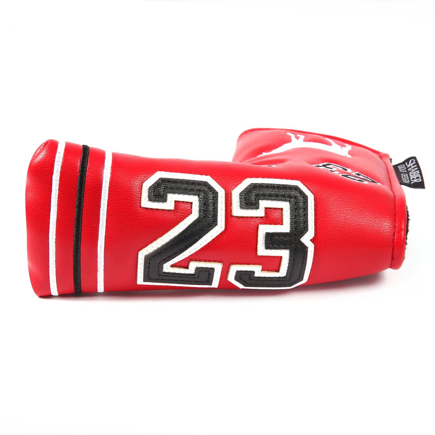 SHABIER Number 23 Red Golf Putter Cover Headcover for Blade Golf Putter Head Cover (Horizontal No.23)