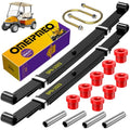 Golf Cart Heavy Duty Rear Leaf Spring Kit, Club Car 4-Leaf Springs Fit Club Car Precedent/Onward/Tempo 2004-UP, Golf Cart 4-Leaf Spring with Bushings Sleeves U Bolts, Replaces OEM# 102509301 102513001