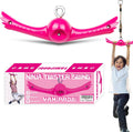 YAMIPROBI Ninja Twister Swing Set - 360° Handle for Twist & Spin Fun | Kids Ninja Warrior Accessories - Pink