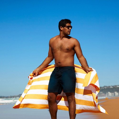 Dock & Bay Beach Towel - Quick Dry & Sand Free - Compact & Lightweight - Large Cabana Ipanema Orange (160x90cm)