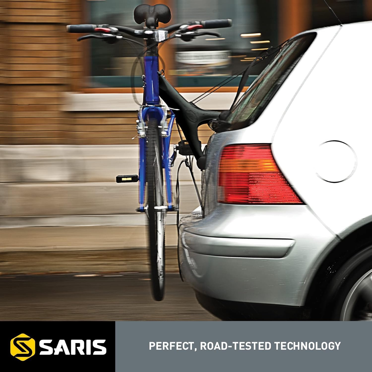 Saris Solo Bike Rack - Lightweight Trunk Mount 1-Bike Carrier for Cars & SUVs - Tool-Free & Compact