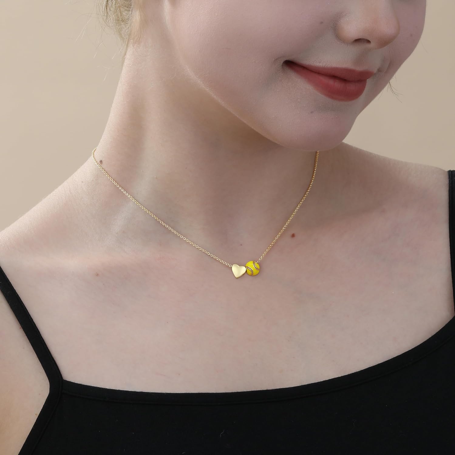 Regine Switzerland Sports Necklace - Softball, Soccer, Volleyball, Basketball | Perfect Gift for Girls & Women, 16+3 Inches