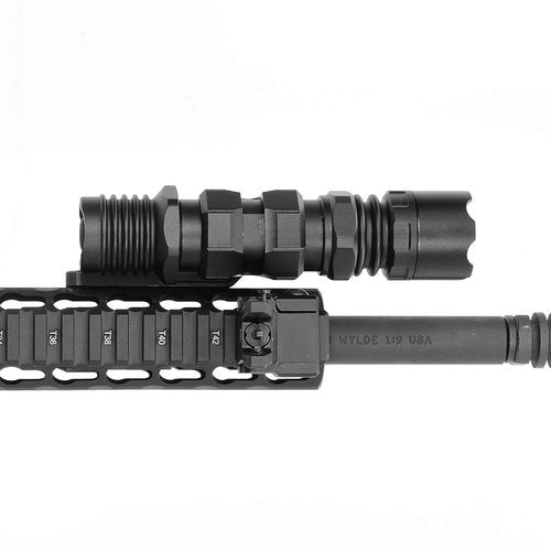 Leapers RG-FL27KC Inc., UTG Offset Flashlight Ring Mount, Keymod, Matte Black