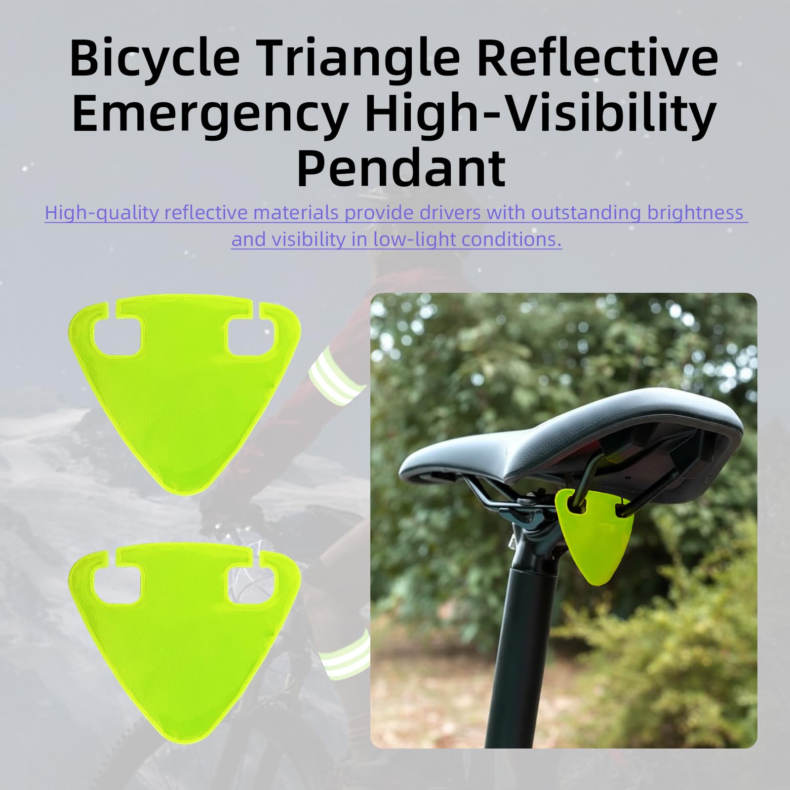 JVNZAM 4 Pairs High Visibility Reflective Bands Wristbands for Cycling Running, with 4 Fluorescent Green reflectors，Arm Wrist Ankle Bands, Leg Straps Safety During Nighttime (Black+Green)