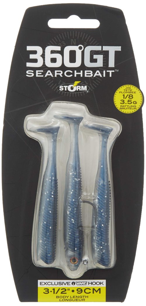 Storm 360GT Searchbait Minnow 3.5"- 1/8 oz Tru Blue
