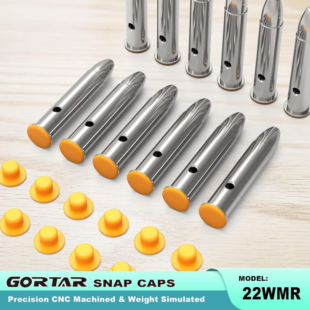 Snap Caps | Training Dummy Rounds for Safe Loading & Firing - Realistic Weight