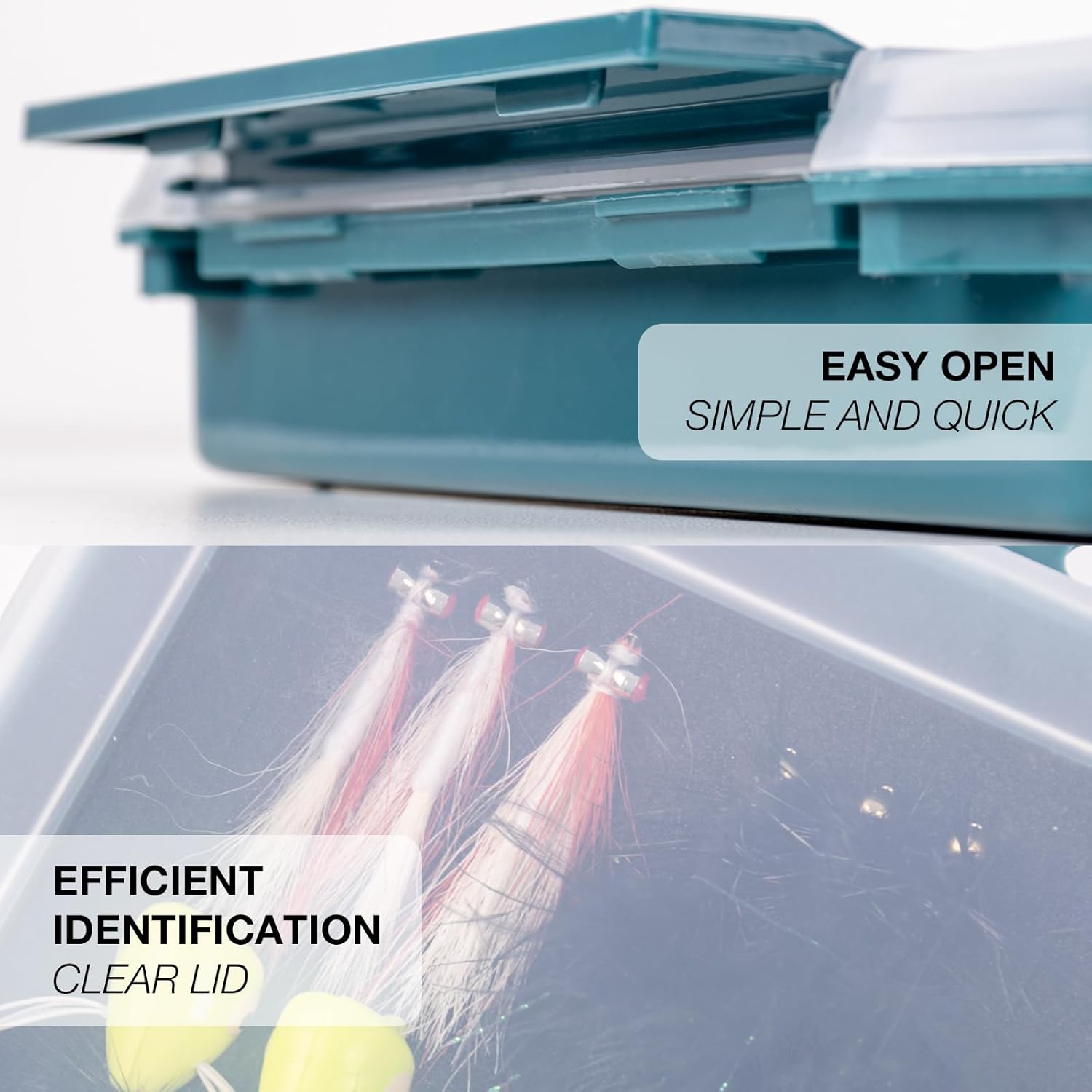 SF Fishing Tackle Box - 3600 Slit Foam Case for Jigs, Hooks & Spinners | Durable Storage Solution